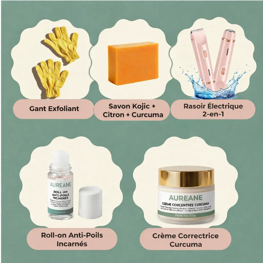 Pack Rasage Sans Taches — 5 Produits